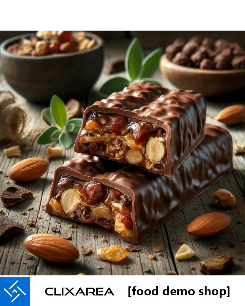 Energy Bar With Hazelnuts And Almonds